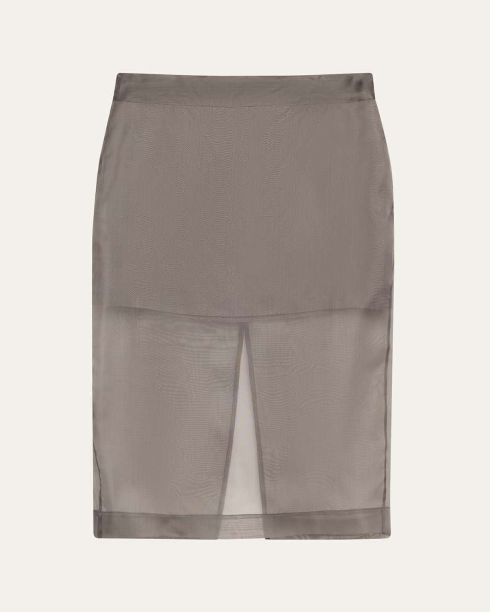 Low Rise Sheer Skirt